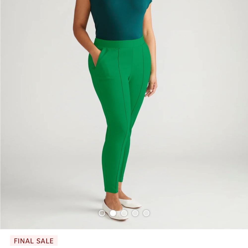 Universal Standard Green Ponte pants, size L